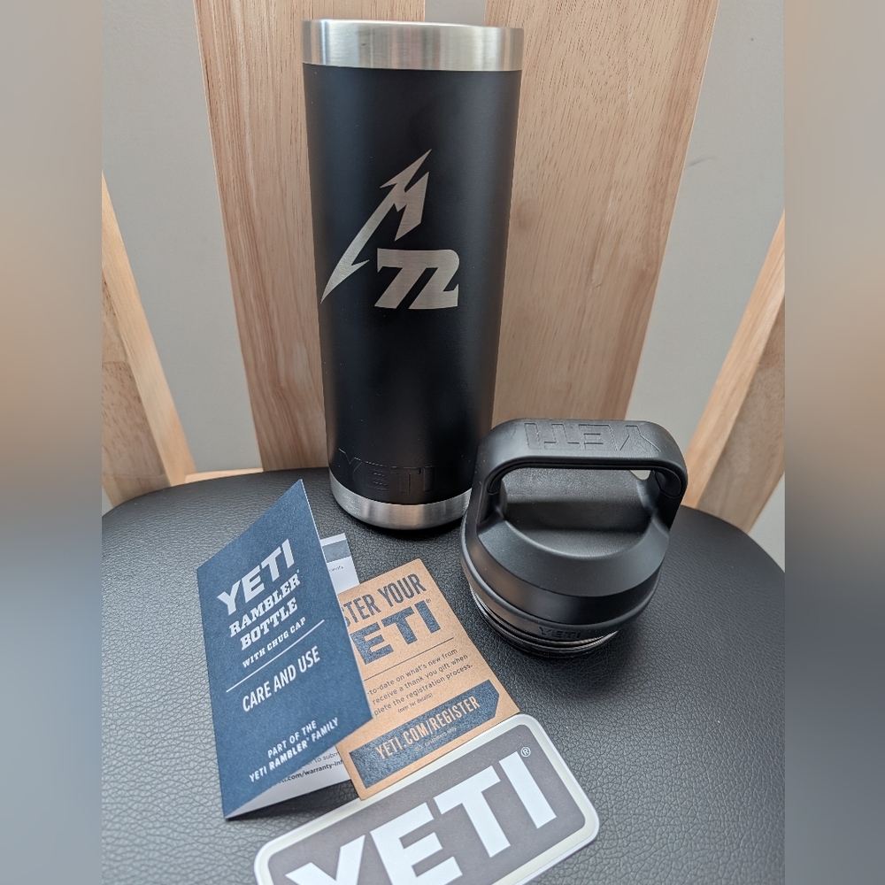 Metallica "72" YETI Rambler Bottle with Lid, NWT